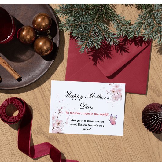 心のこもった母の日のポスターカード ポストカード