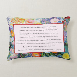 心のこもった母の日の枕 アクセントクッション