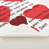 心のこもった母の日の毛布 シェルパブランケット (3/4)