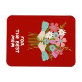 心のこもった母の日 マグネット (横)