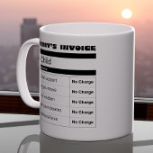 心のこもった母ラブインボイス – 家族の思い出 コーヒーマグカップ