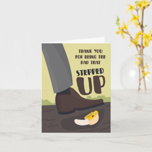 心のこもった父の日記表を増やす カード (黄色い花)