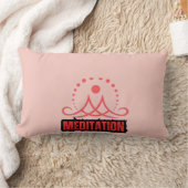 心のこもった瞑想 ランバークッション (ブランケット)