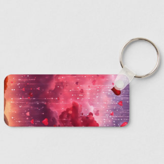 「心のこもった瞬間：エレガントハート・キーチェーン キーホルダー