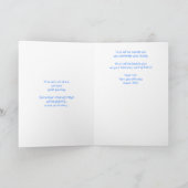 心のこもった笑顔で カード (内部)