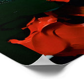 心のこもった筆致 ポスター (角)