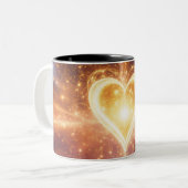 心のこもった表現マグッグ – すべてのsipに愛！ ツートーンマグカップ (正面左)