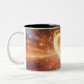 心のこもった表現マグッグ – すべてのsipに愛！ ツートーンマグカップ (左)