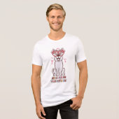 心のこもった調和 トライブレンドTシャツ (正面全面)