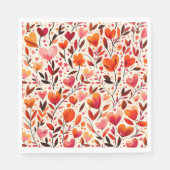 心のこもった開花 スタンダードランチョンナプキン (正面)