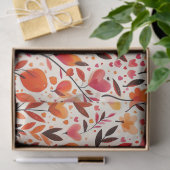 心のこもった開花：バレンタインデー 薄葉紙 (ギフト)