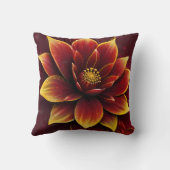 心のこもった開花:パーソナライズされたパズル驚き クッション (裏面)