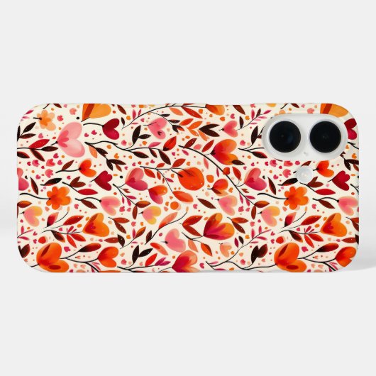 心のこもった開花 Case-Mate iPhoneケース (裏面 (横))