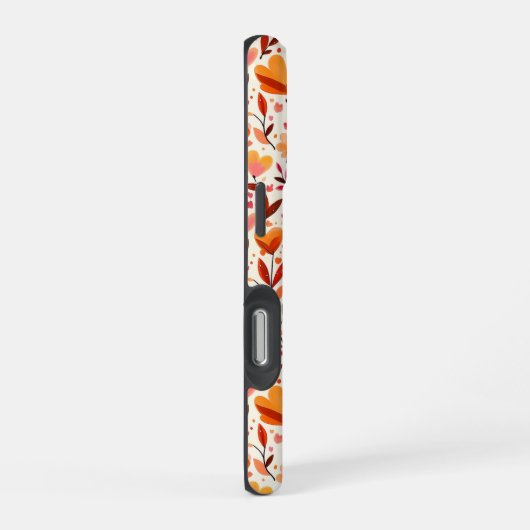 心のこもった開花 iPhoneケース (右側面)