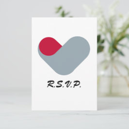 心のこもったRSVP 出欠カード