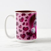 心のこもったSips:愛でカップバレンタインのマグカップ ツートーンマグカップ (左)