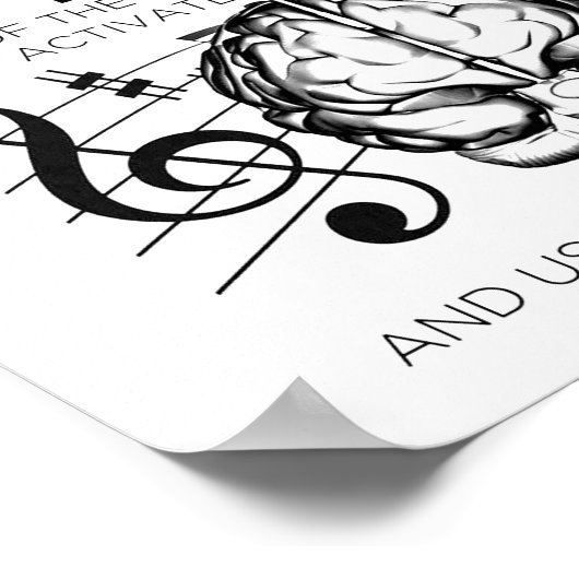 心のための音楽 ポスター (角)