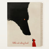 心のないオオカミと小さな赤い乗馬フード プランナー手帳 (裏面)