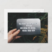 心のはがき内の星 ポストカード (正面/裏面)