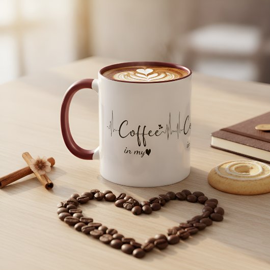 心のコーヒー | コーヒー好きな人へ マグカップ