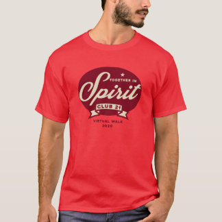 心のシャツを着て一緒にメンズ Tシャツ