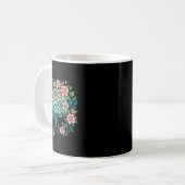 心のステッカーを育てる コーヒーマグカップ (正面左)
