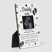 心のバンプ詩の期待パパ超音波 フォトプラーク (側面)