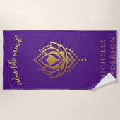 心のビーチ ビーチタオル (正面)