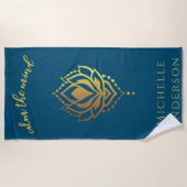 心のビーチ ビーチタオル (正面)