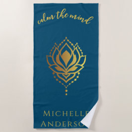 心のビーチ ビーチタオル