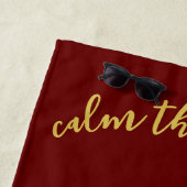 心のビーチ ビーチタオル (インサイチュ)