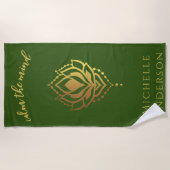 心のビーチ ビーチタオル (正面)