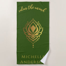 心のビーチ ビーチタオル