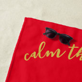 心のビーチ ビーチタオル (インサイチュ)