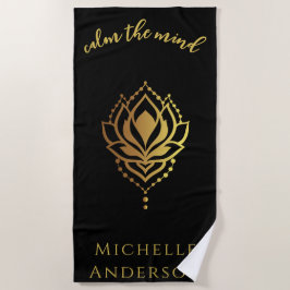 心のビーチ ビーチタオル