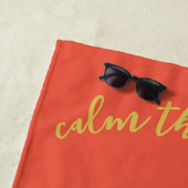 心のビーチ ビーチタオル (インサイチュ)