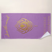 心のビーチ ビーチタオル (正面)