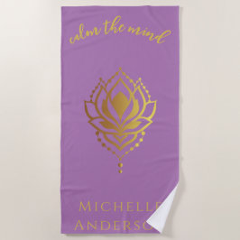 心のビーチ ビーチタオル