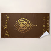 心のビーチ ビーチタオル (正面)