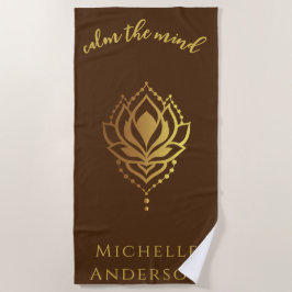 心のビーチ ビーチタオル