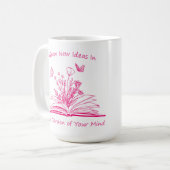 心のマグカップのアイディアに新しい成長 コーヒーマグカップ (正面左)