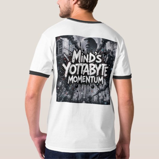 心のヨタバイトの運動量 Tシャツ (裏面フル)