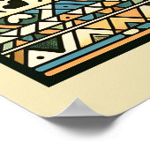 心のルーツ：ボヘミアンの木のラブアートプリント ポスター (角)