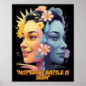 心の両面 – すべての戦いが見られるわけではない ポスター (正面)