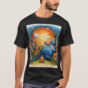 心の中での感情戦争 Tシャツ