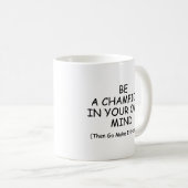 心の中でチャンピオンになる コーヒーマグカップ (正面右)