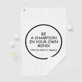 心の中でチャンピオンになる ゴルフタオル