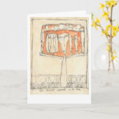 心の中で絶え間なくしゃべっている カード (黄色い花)