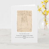 心の中で絶え間なくしゃべっている カード (黄色い花)