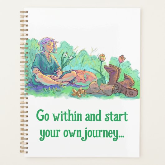 心の中に入って情熱を見つける プランナー手帳 (正面)